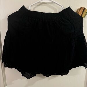 NWT forever 21 black polka dot skirt